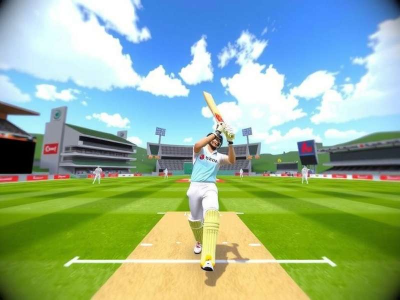 Cricket VR Powerhouse Realistic Gameplay Cricket VR Powerhouse Gameplay Screenshot